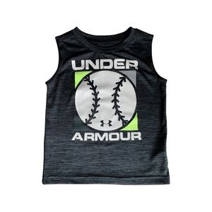 Under Armour boys size 5 gray  tank